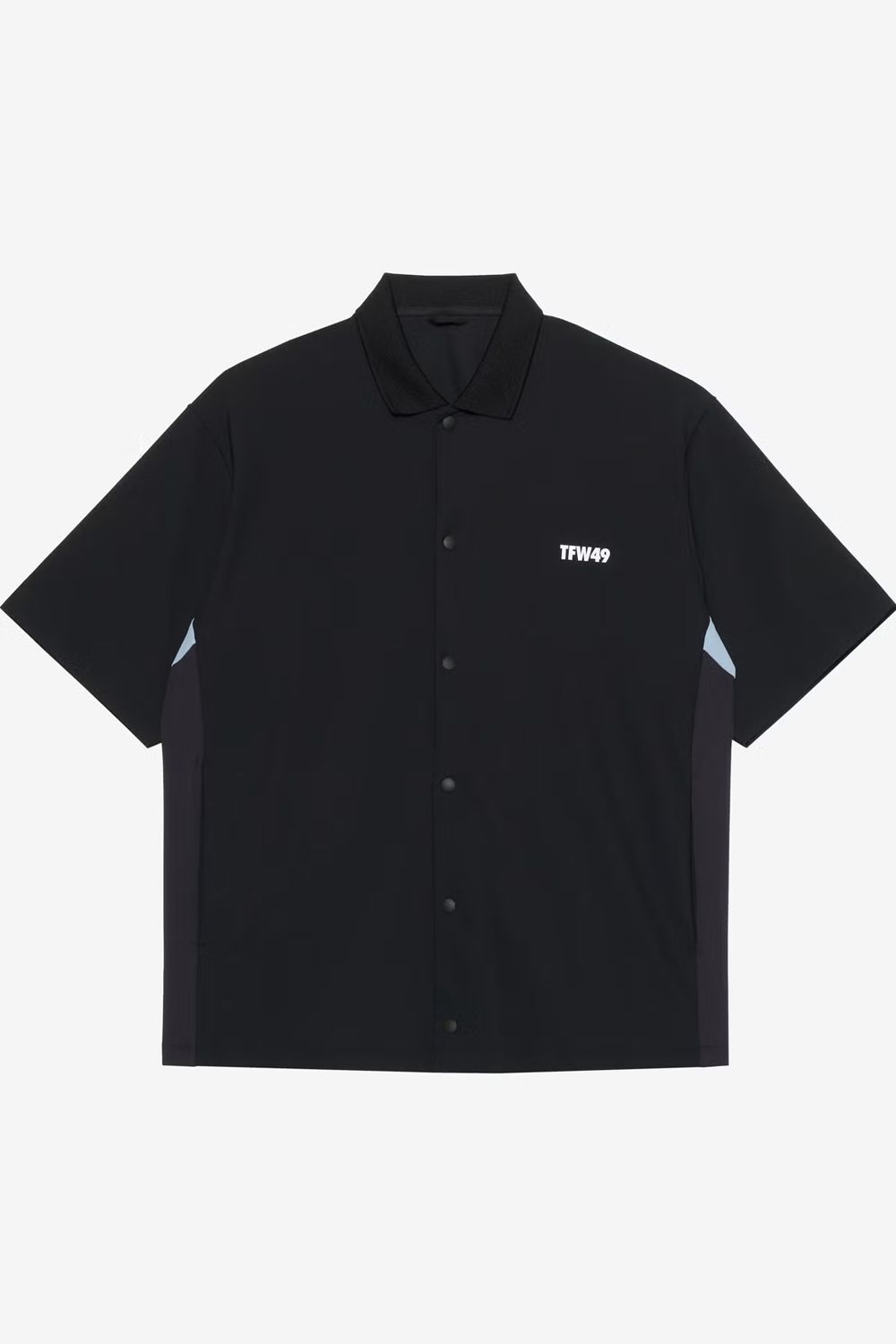 【26SS】 LUXURY SPORTY SHIRT / ドライタッチ サイドパネル スポーティシャツ (ブラック)