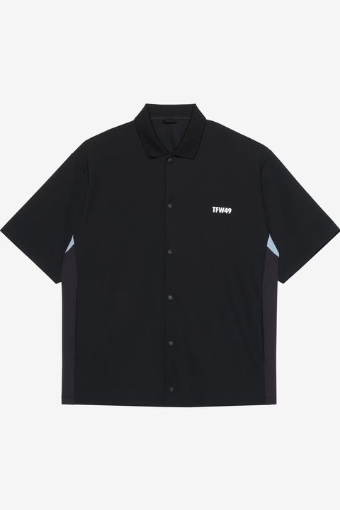 【26SS】 LUXURY SPORTY SHIRT / ドライタッチ サイドパネル スポーティシャツ (ブラック)