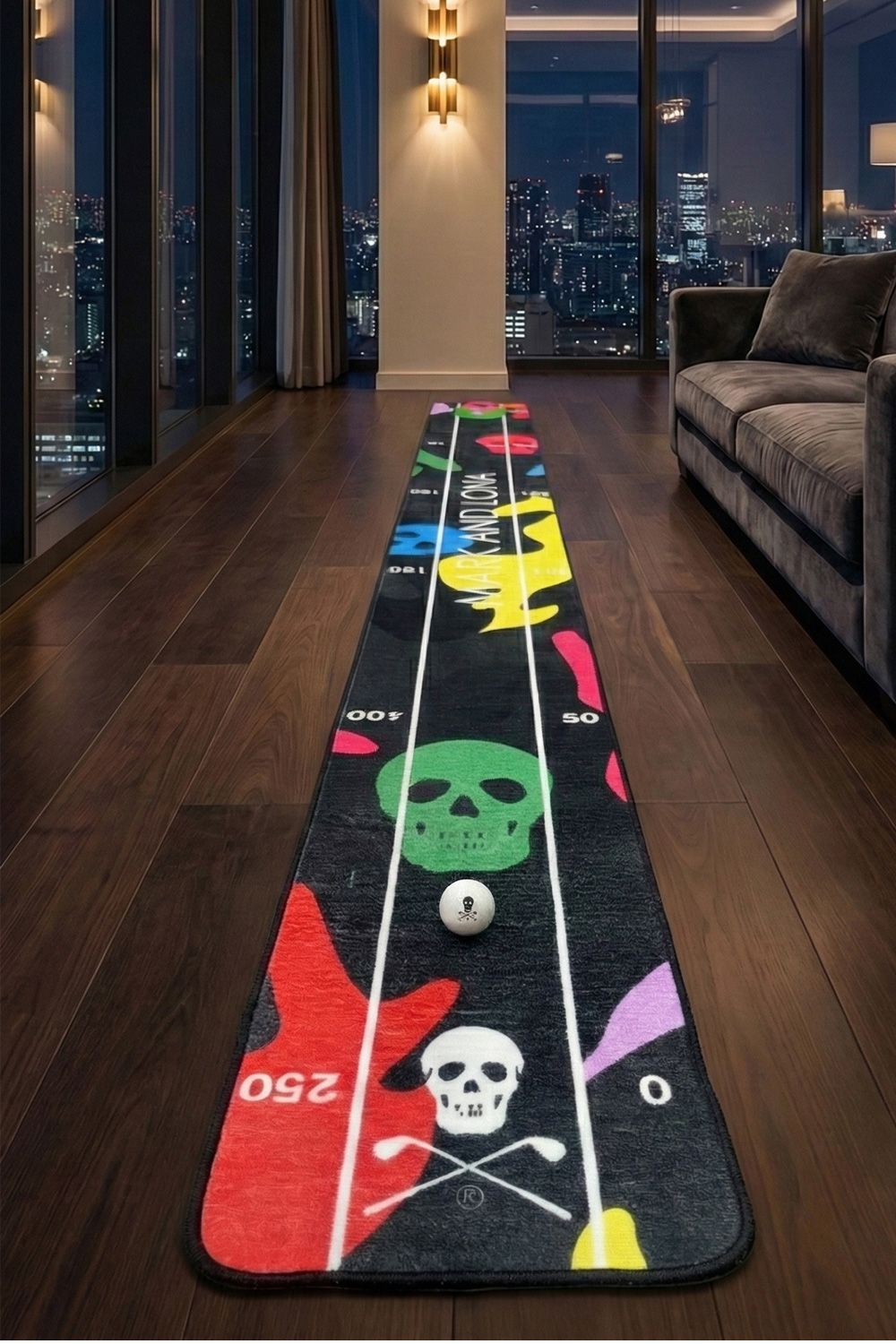 【プレゼント好適品】 Colorfulage Putter mat / カモフラージュパターマット