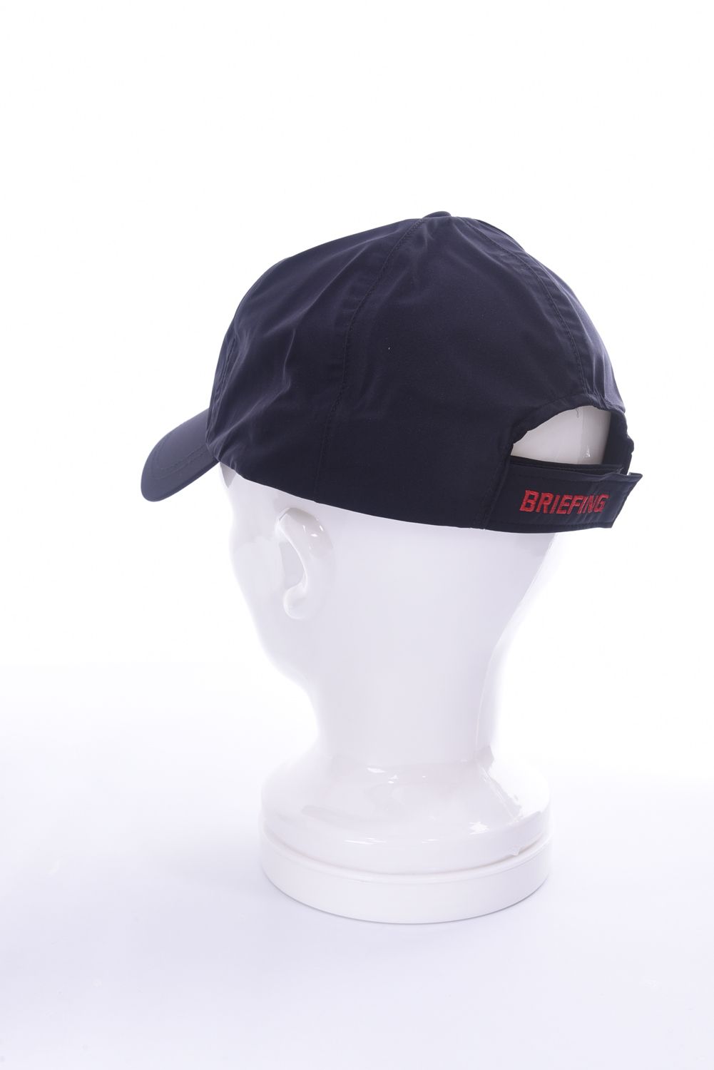 MENS RAIN CAP / 刺繍ロゴ  キャップ ブラック