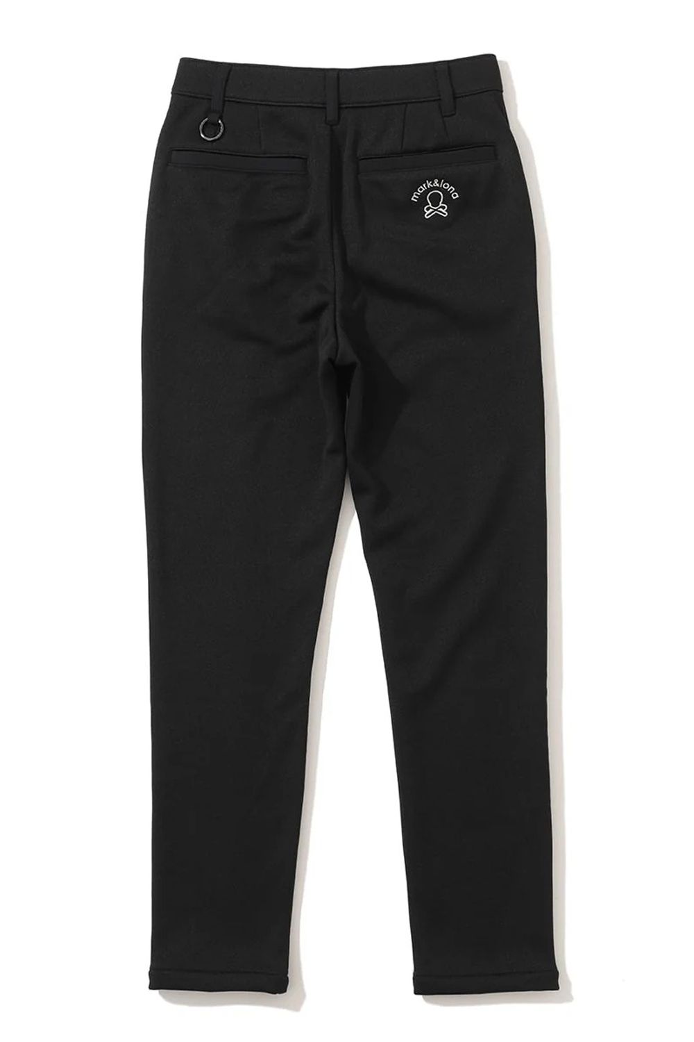 【2025AW】【レディース】 ALIGN THERMAL SLIM PANTS / ブランドロゴ 裏起毛 スリムテーパードパンツ (ブラック)