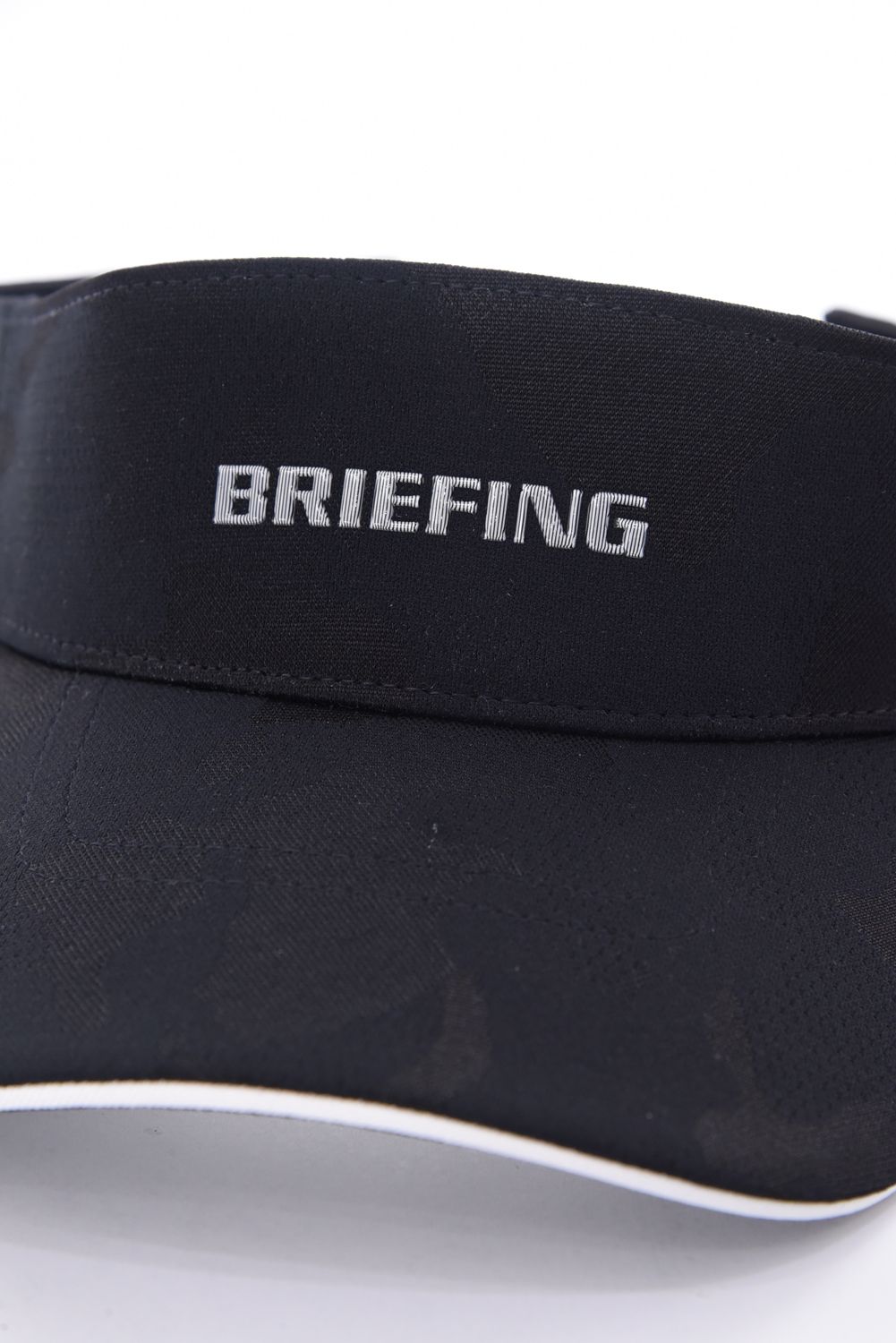 【26SS】 MEN'S CAMO JQ VISOR / カモフラージュジャカード サンバイザー (ブラック)