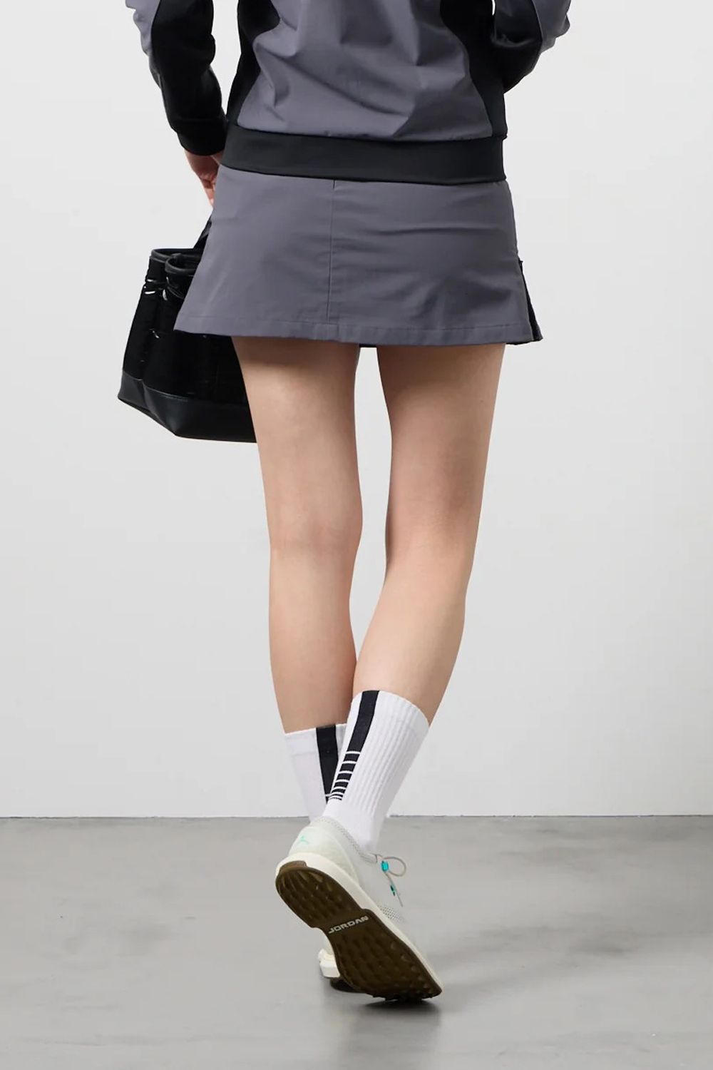 【26AW】 【レディース】 BICOLOR SWITCH SKIRT / バイカラー スウィッチ スカート (グレー)