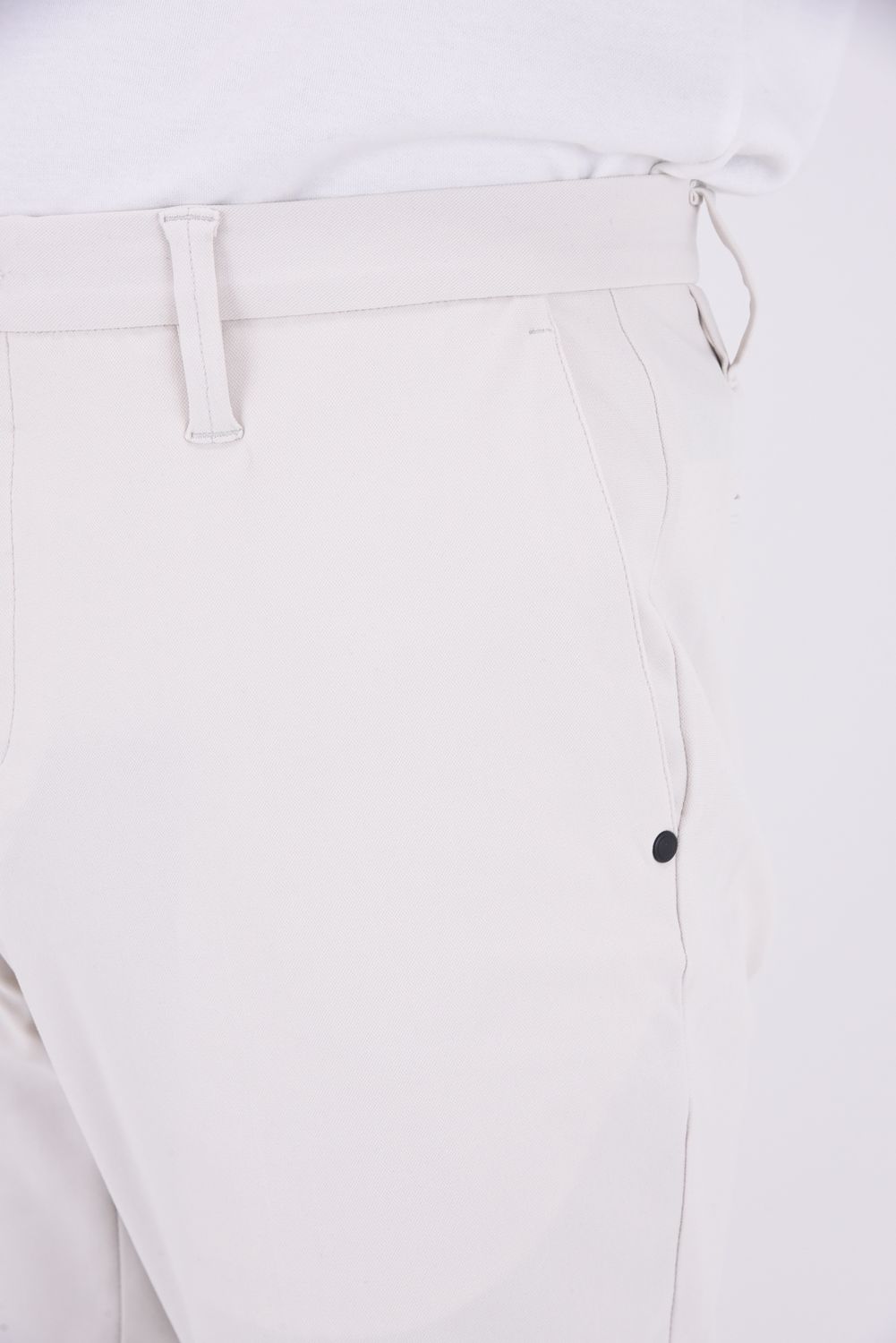 【25SS】 MENS BASIC PANTS / ベーシック フルレングス ストレッチ パンツ (アイヴォリー)