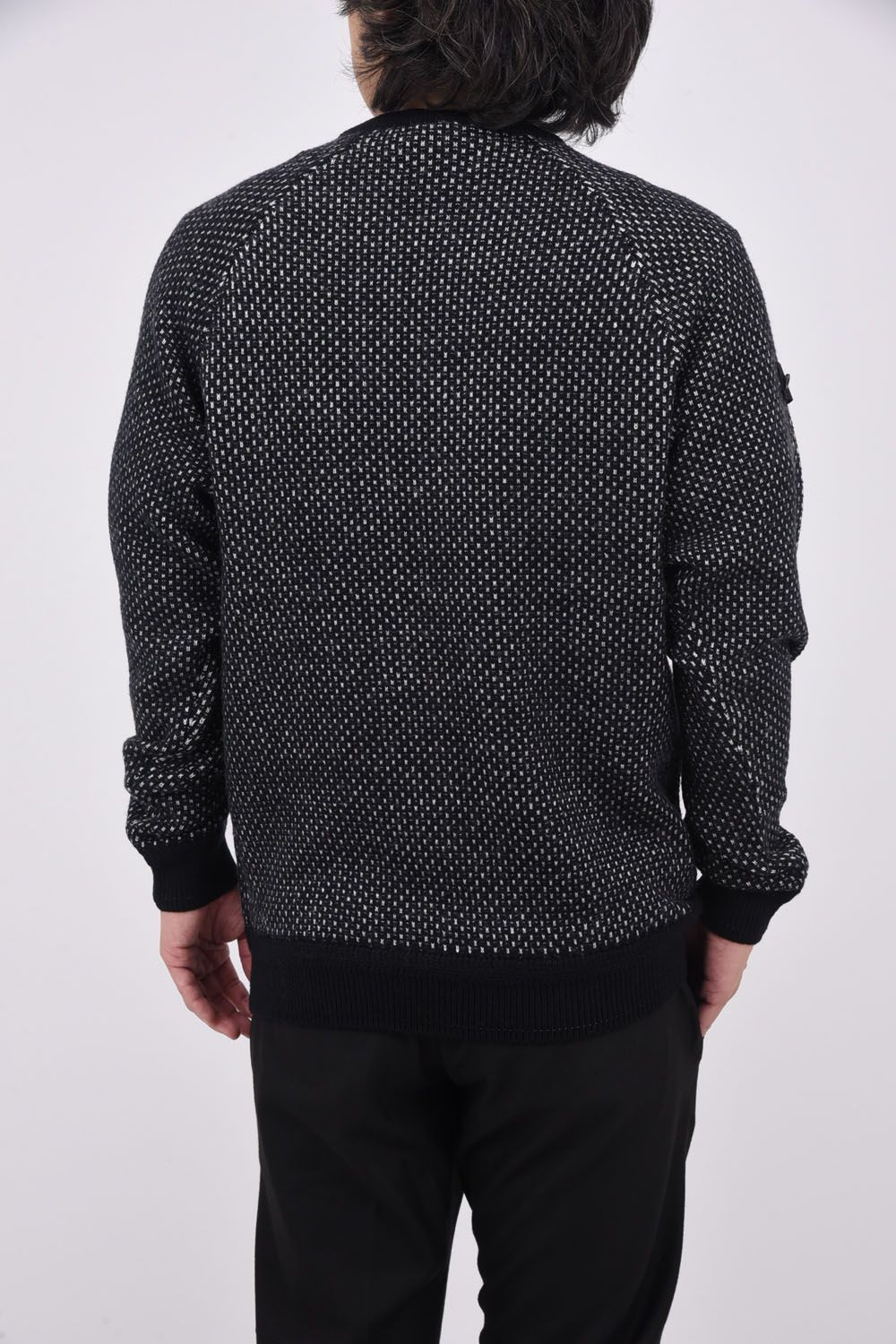 BRIEFING - MEN'S MERINO WOOL LOGO CREWNECK KNIT / ロゴ