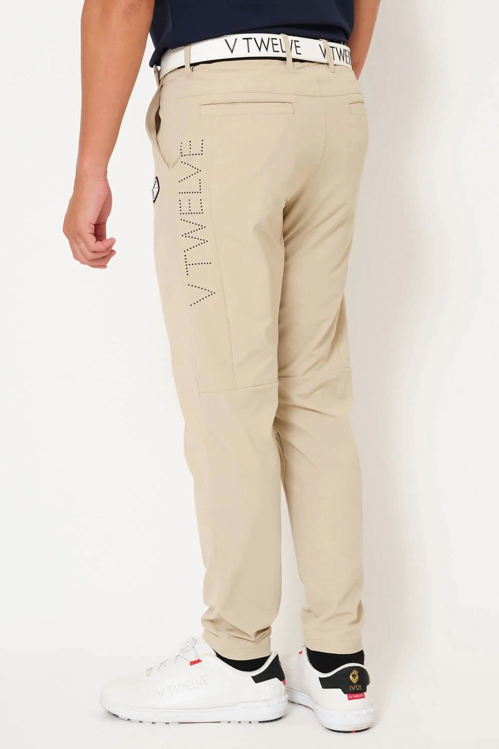 【26SS】 DOT BR PANTS / ドットロゴ ウエストリブ ロングパンツ (ベージュ)