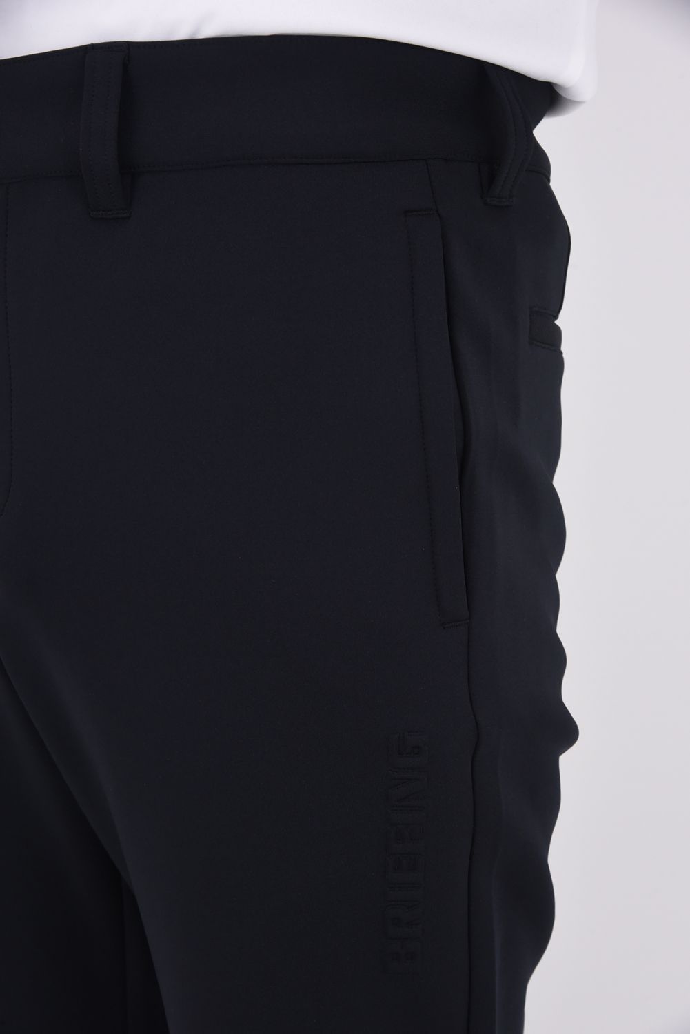 【25AW】 MEN'S 3D LOGO JOGGER PANTS / 3Dロゴ ストレッチジャージ ジョガーパンツ (ブラック)