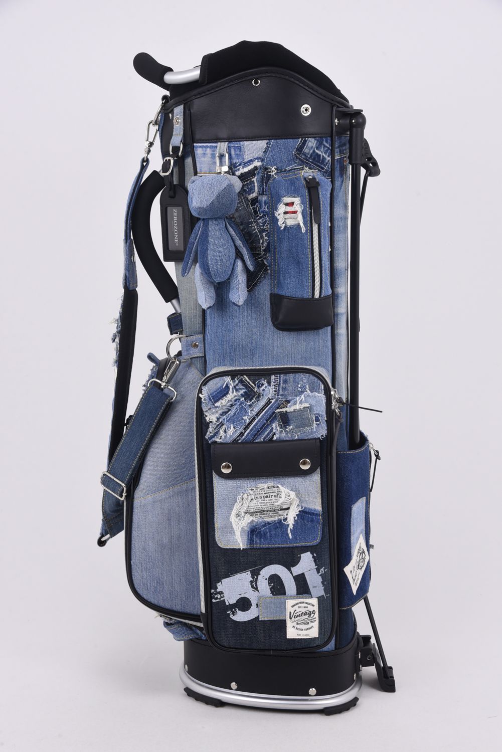 【銀行振込・代金引換不可】【返品・交換不可】 ヴィンテージ501デニム スタンド キャディバッグ