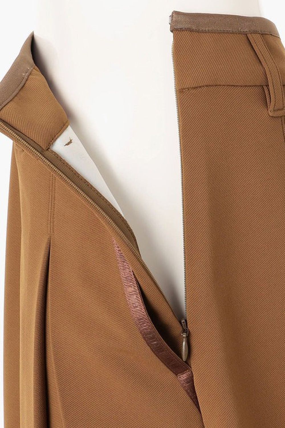 【26AW】【レディース】 WS TWILL PLEATED SKIRT / ツイル プリーツ スカート (ブラウン)