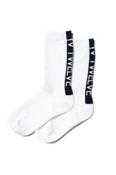 【レディース】 T LOGO MID SOCKS / バックロゴ ミドルソックス (ホワイト)