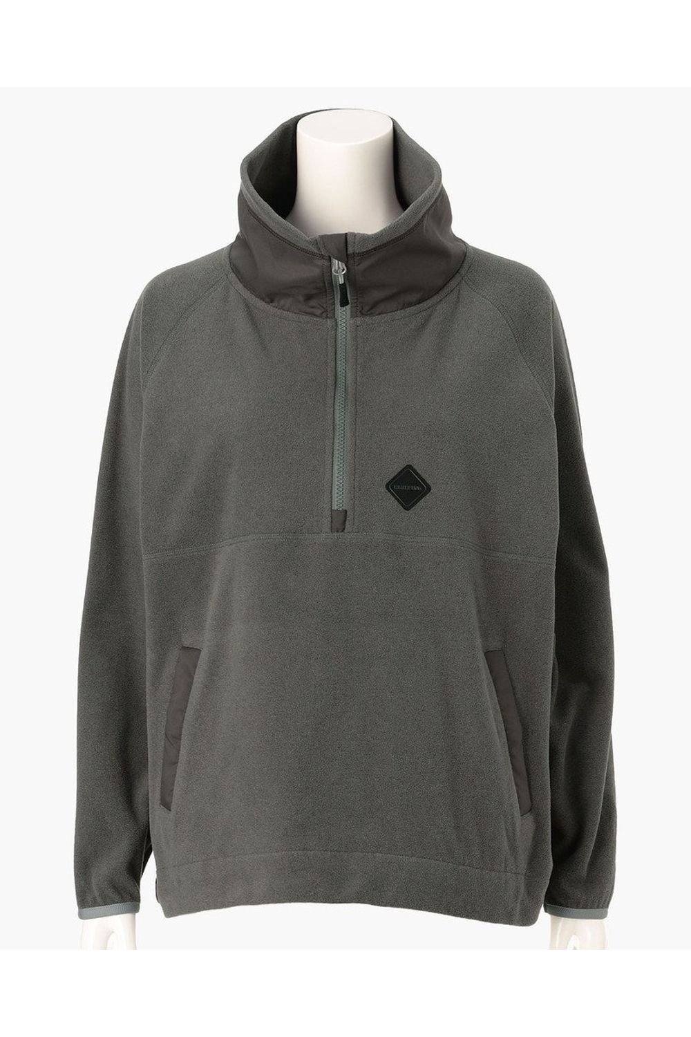 【26AW】【レディース】 WOMEN’S MICRO FLEECE HALFZIP TOP / ポーラテックマイクロフリース ハーフジップ スタンドカラージャケット (グレー)