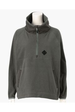 【26AW】【レディース】 WOMEN’S MICRO FLEECE HALFZIP TOP / ポーラテックマイクロフリース ハーフジップ スタンドカラージャケット (グレー)
