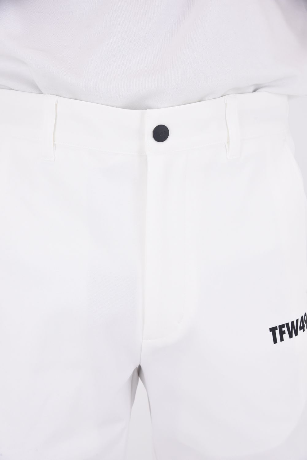 【25AW】 MULTI PURPOSE BLOUSON / ダンボール素材 異素材切り替え ストレッチロングパンツ (ホワイト/ライトグレー)