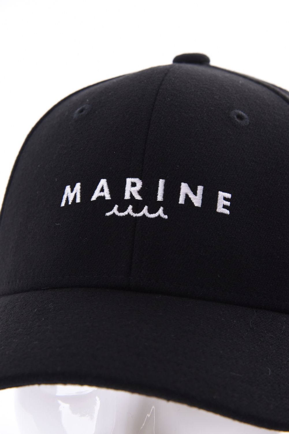 【26AW】 COLLEGE LETTERING CAP / ブランドロゴ刺繍 キャップ (ブラック)