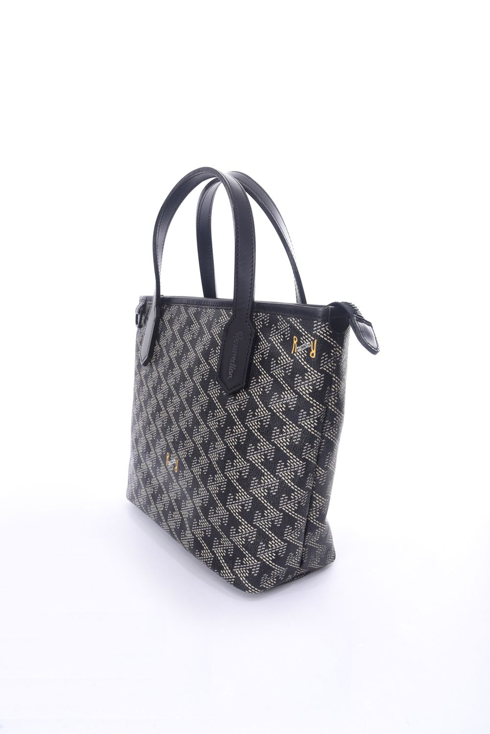 LANIUS MINI No.2 (ラニウス ミニ) / ブランドオリジナルテキスタイル カートバッグ ダークブラック*