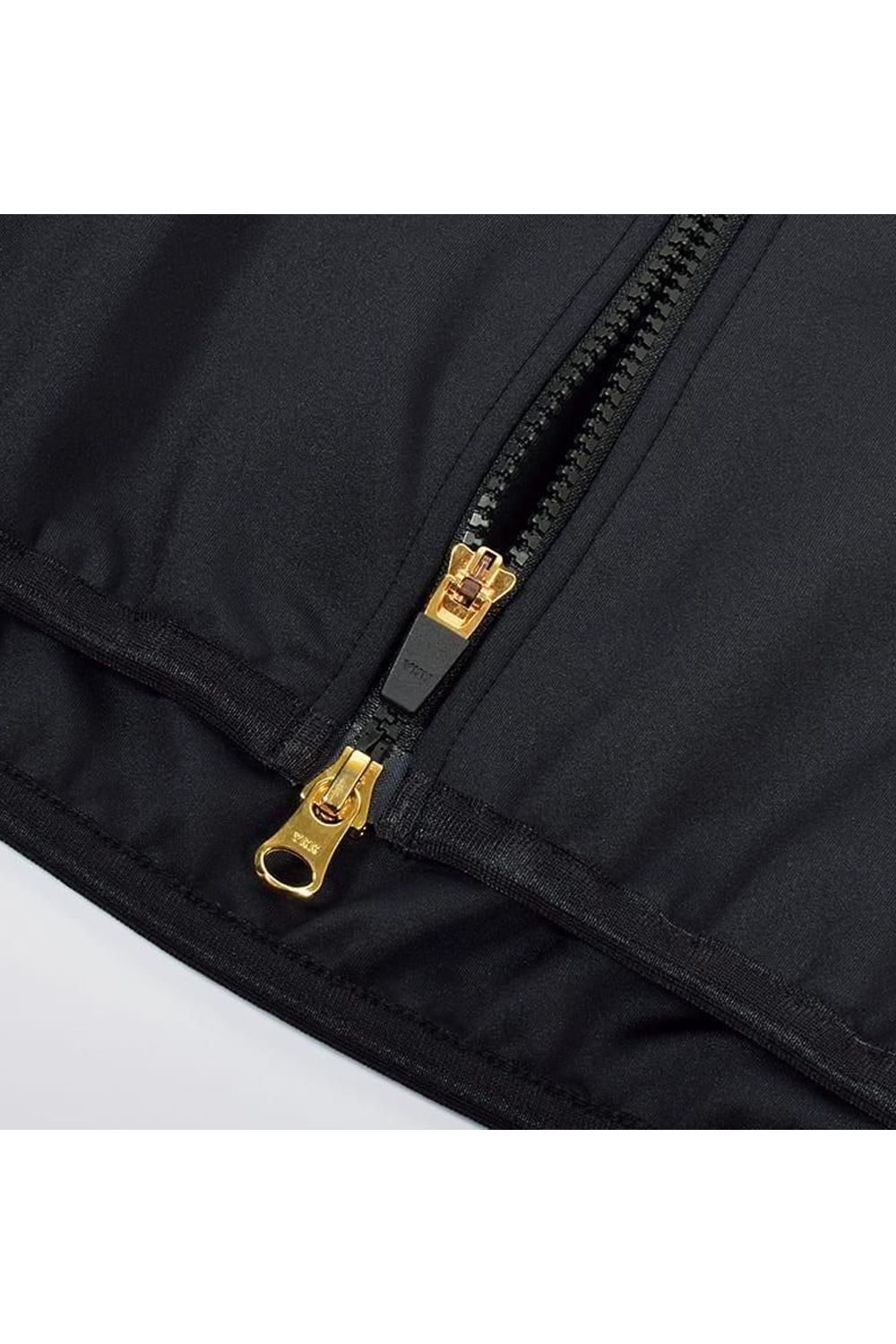 【26SS】【レディース】 GM ACCENT LINE ZIP UP PARKER / モノトーンシリーズ アクセントライン ジップアップパーカー (ブラック)*