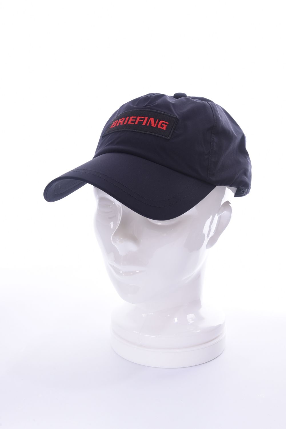 MENS RAIN CAP / 刺繍ロゴ  キャップ ブラック