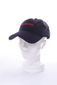 MENS RAIN CAP / 刺繍ロゴ  キャップ ブラック