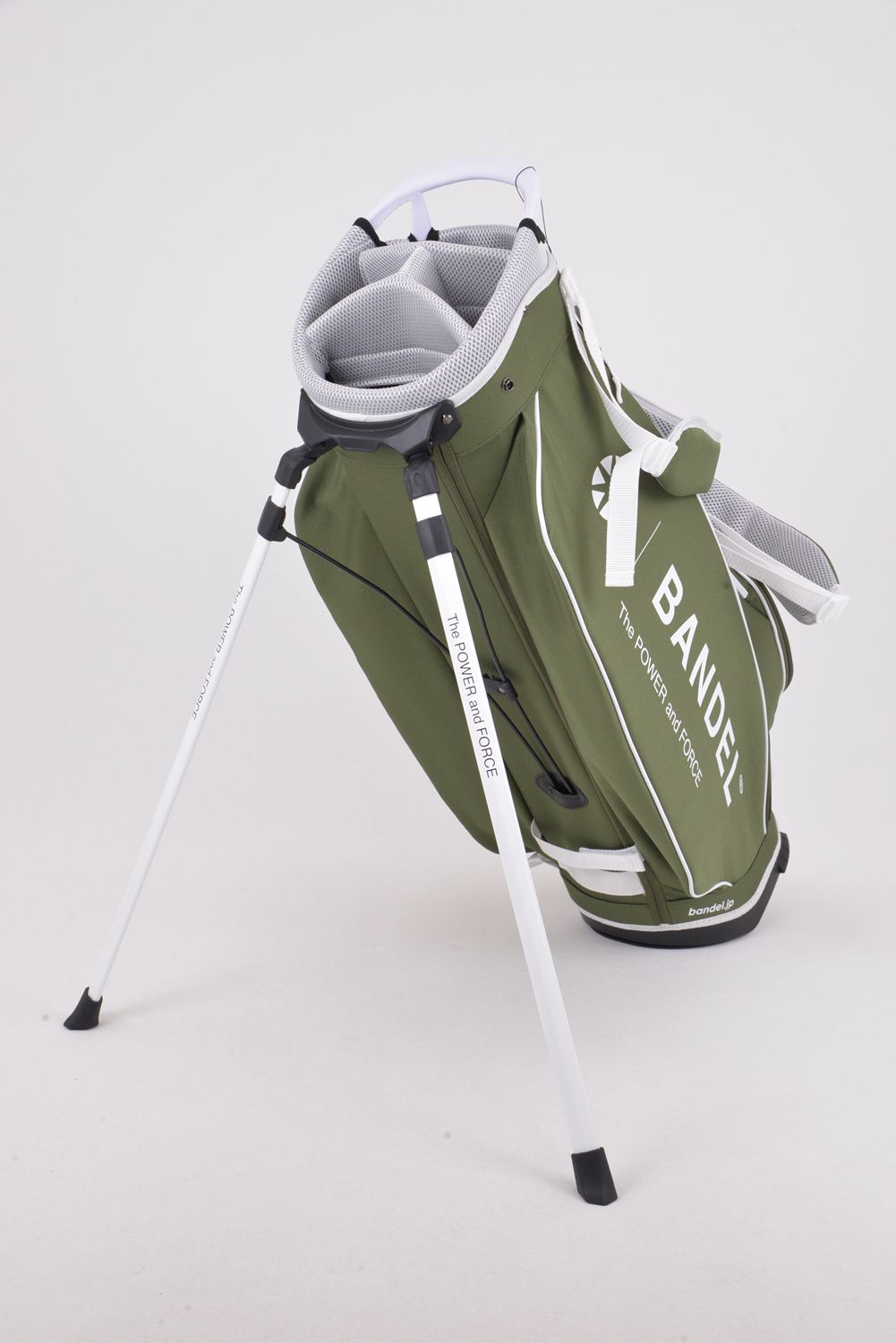 【ポイント10倍】 BANDEL × elitegrips D-Type 9.5inch CADDY BAG / エリートグリップ コラボレーション キャディバッグ (カーキ)