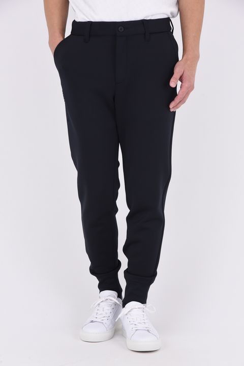【26SS】 MEN'S 3D LOGO JOGGER PANTS / 3Dエンボスロゴ ストレッチジャージ ジョガーパンツ (ブラック)