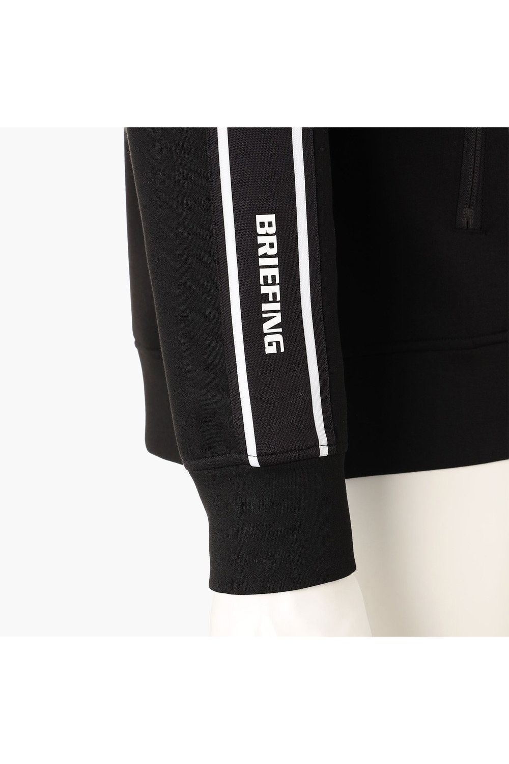 【26AW】 MEN’S WARM LINE PARKA / ダンボールニット サイドライン ジップアップパーカー (ブラック)