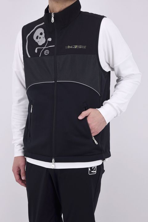 FLOW MLT VEST / ML-TECHシリーズ リフレクタープリントベスト (ブラック)