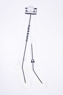 【26SS】【レディース】 ML SHEER OVER KNEE SOCKS / サイドライン シースルー ニーソックス (ホワイト)