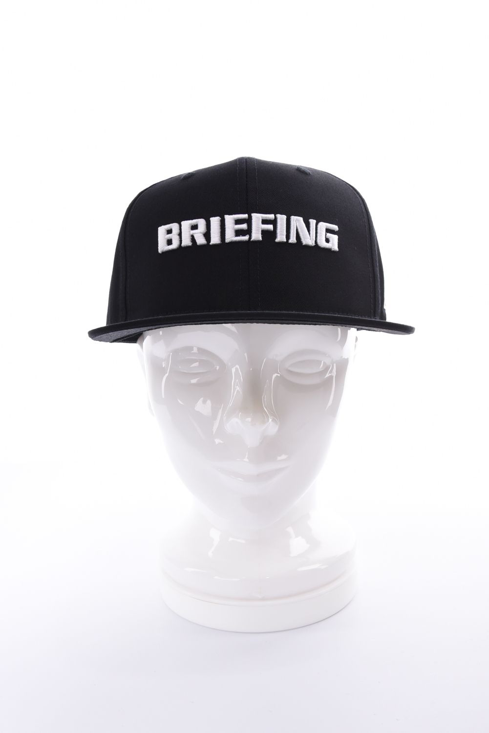【26AW】 MEN’S BASIC FLAT VISOR CAP / ベーシック ブランドロゴ フラットキャップ (ブラック)