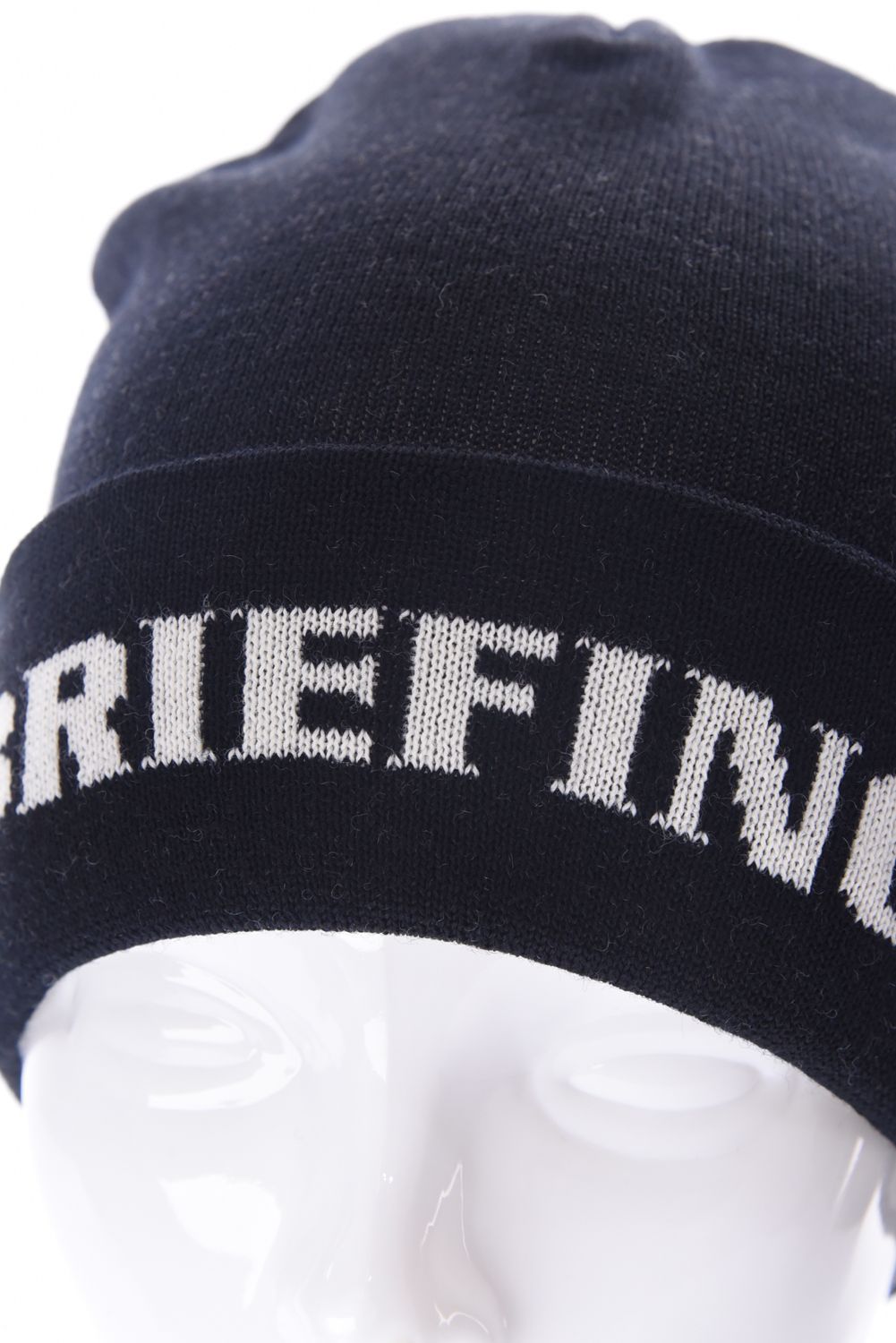 MEN’S WR WOOL LOGO BEANIE / ブランドロゴジャカード ニットビーニー (ブラック)