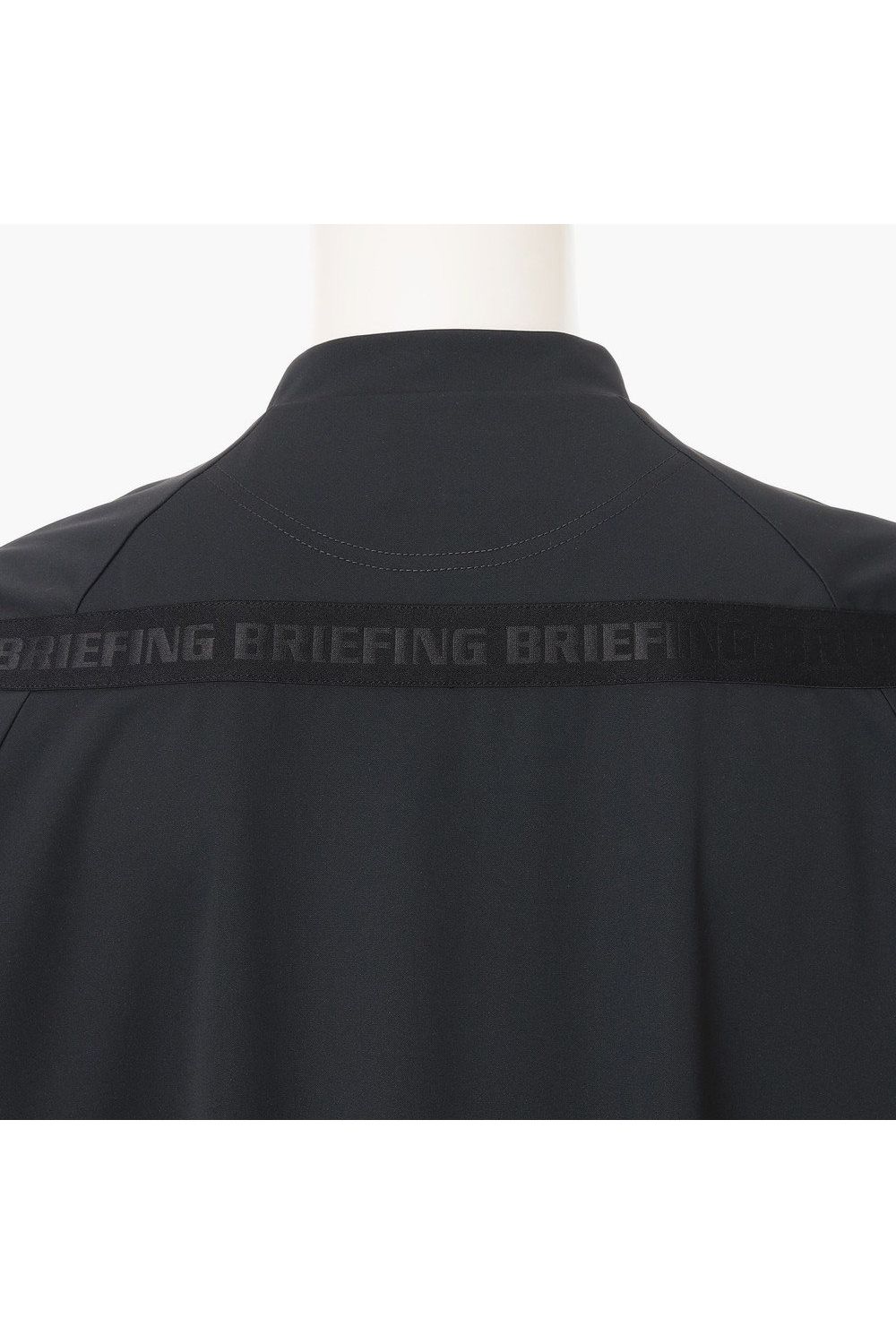 【26SS】 CE MEN’S BACK LOGO LINE HIGHNECK RF / ロゴテープ リラックスフィット モックネックTシャツ (ブラック)