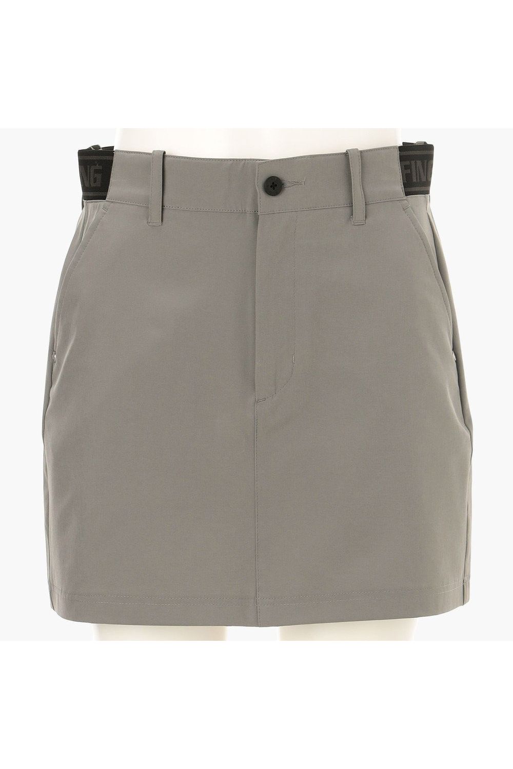 【26SS】【レディース】 WOMEN’S COOLCORE LOGO ELASTIC SKIRT / クールコア ウエストゴムベルト スカート (グレー)