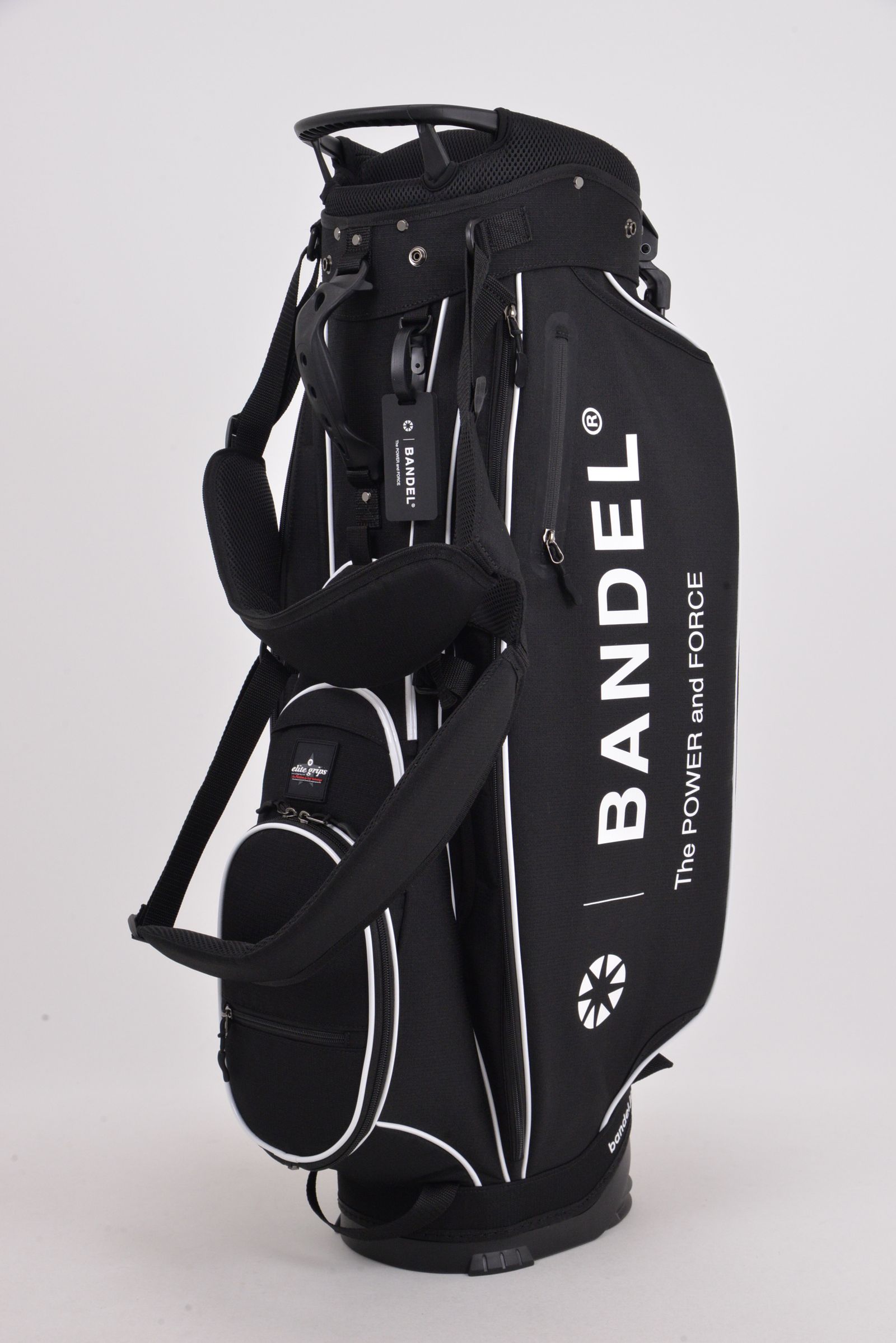 BANDEL × elitegrips D-Type 9.5inch CADDY BAG / エリートグリップ コラボレーション キャディバッグ (ブラック)