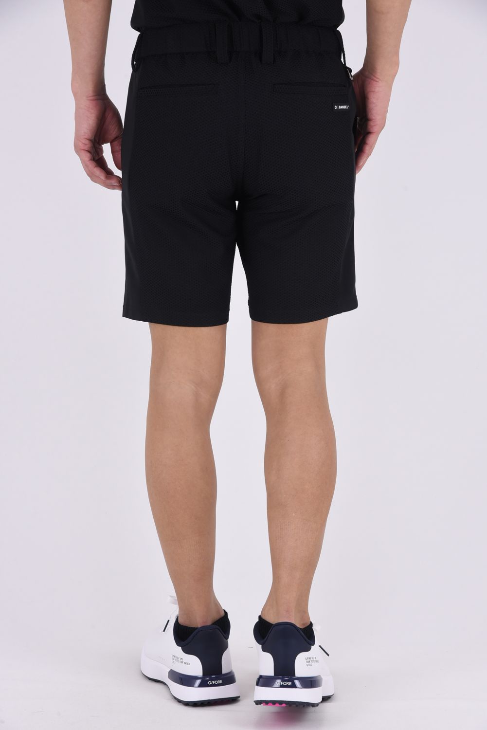 【26SS】 DRY WAFFLE SWITCH HALF PANTS / ドライワッフル サイド切り替え ショートパンツ (ブラック)