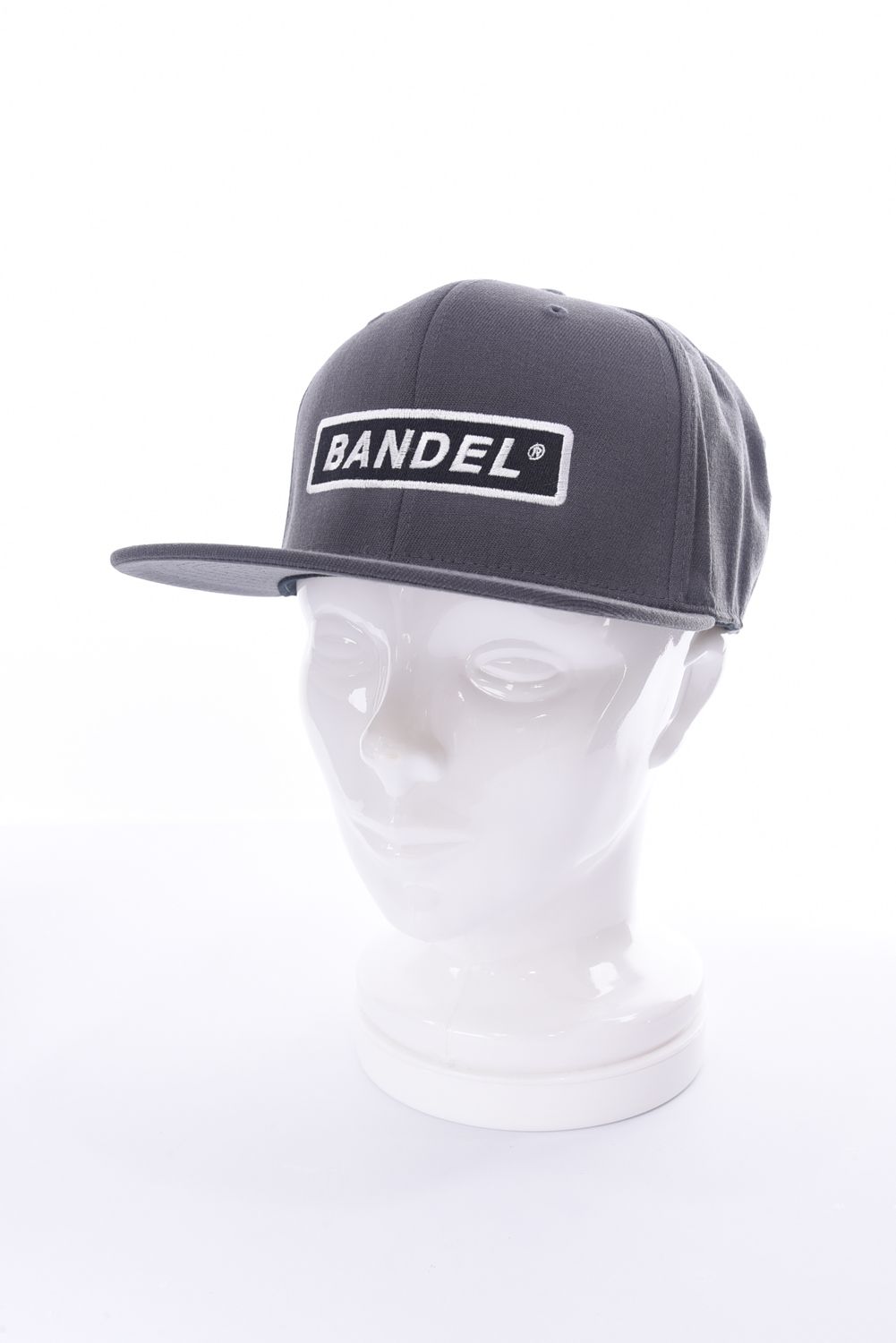 LOGO WAPPEN FLATVISOR CAP / ロゴワッペン フラットキャップ (グレー)