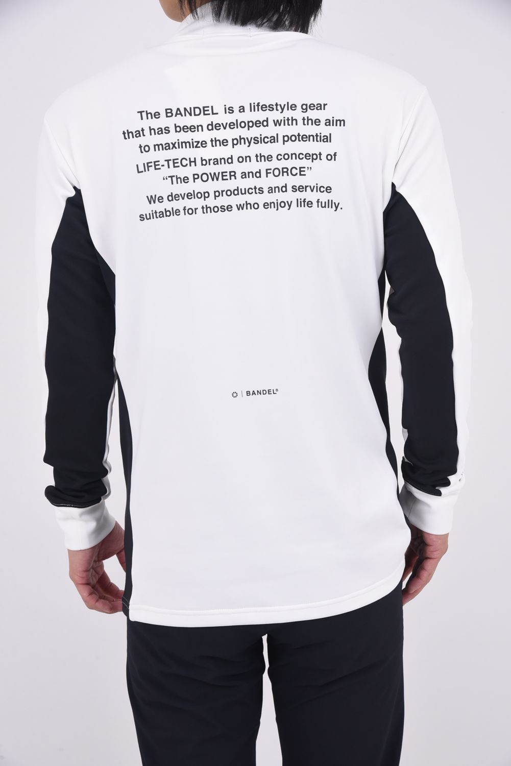 【25AW】 INSEAM SWITCH MOCKNECK SHIRTS / インシーム スウィッチ 長袖モックネック (ホワイト)