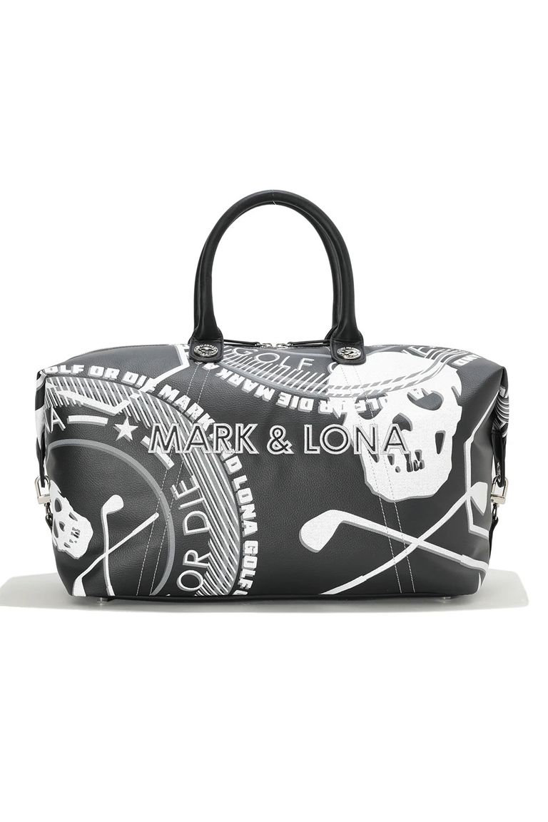 存在感あるアイアンスカルロゴが印象的なボストンバッグ。
ゴルフや旅行など幅広いシーンで活躍する、今シーズンの代表的なアイコニックなアイテムです。