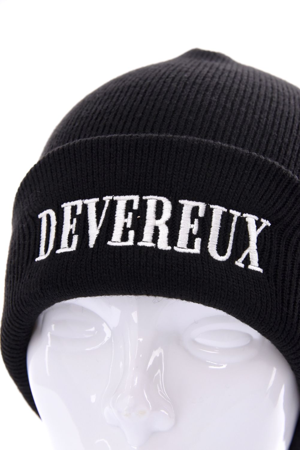 【26AW】 DVG LOGO BEANIE / ブランドロゴ刺繍 ニットビーニー (ブラック)
