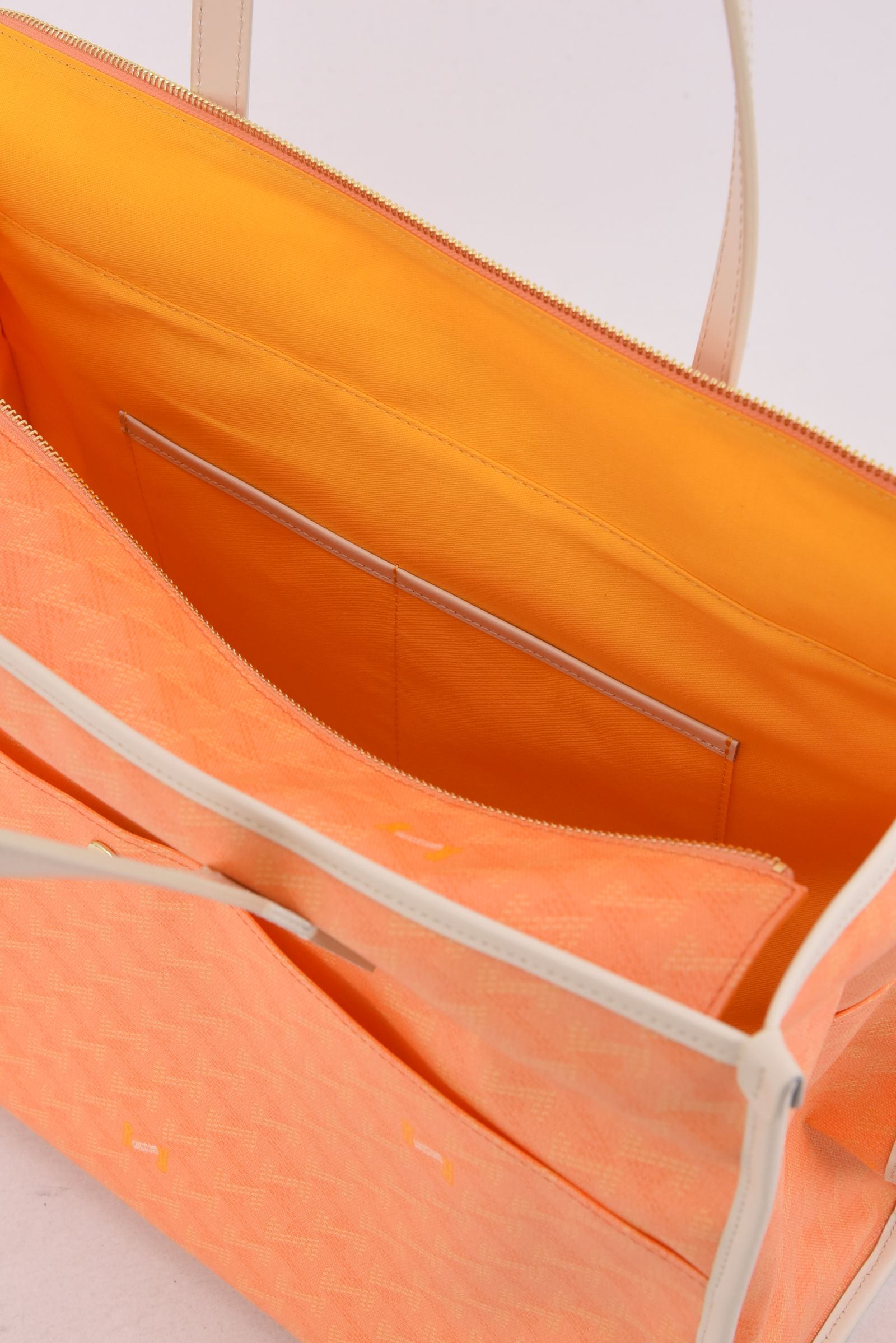 【26SS】  LANIUS SQUARE BIG (ラニウス スクエア ビッグ) / ブランドオリジナルテキスタイル ボストンバッグ （サンセット）*