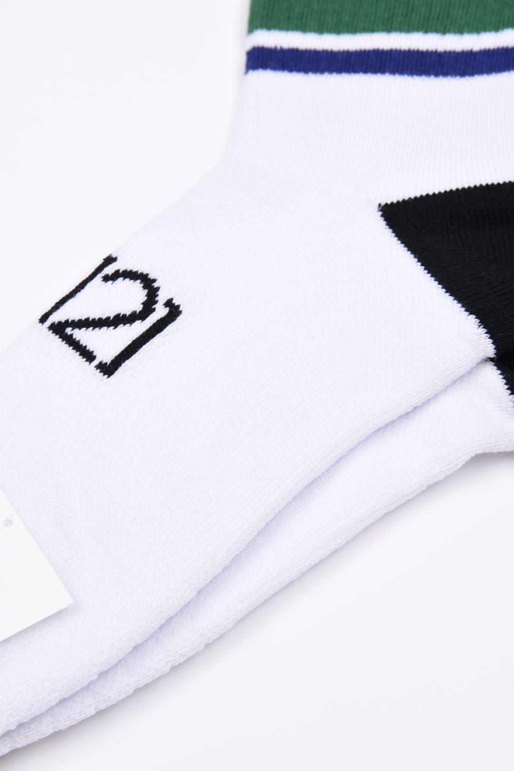 【26AW】 COLOR MID SOCKS / カラーライン ミドルソックス (グリーン)