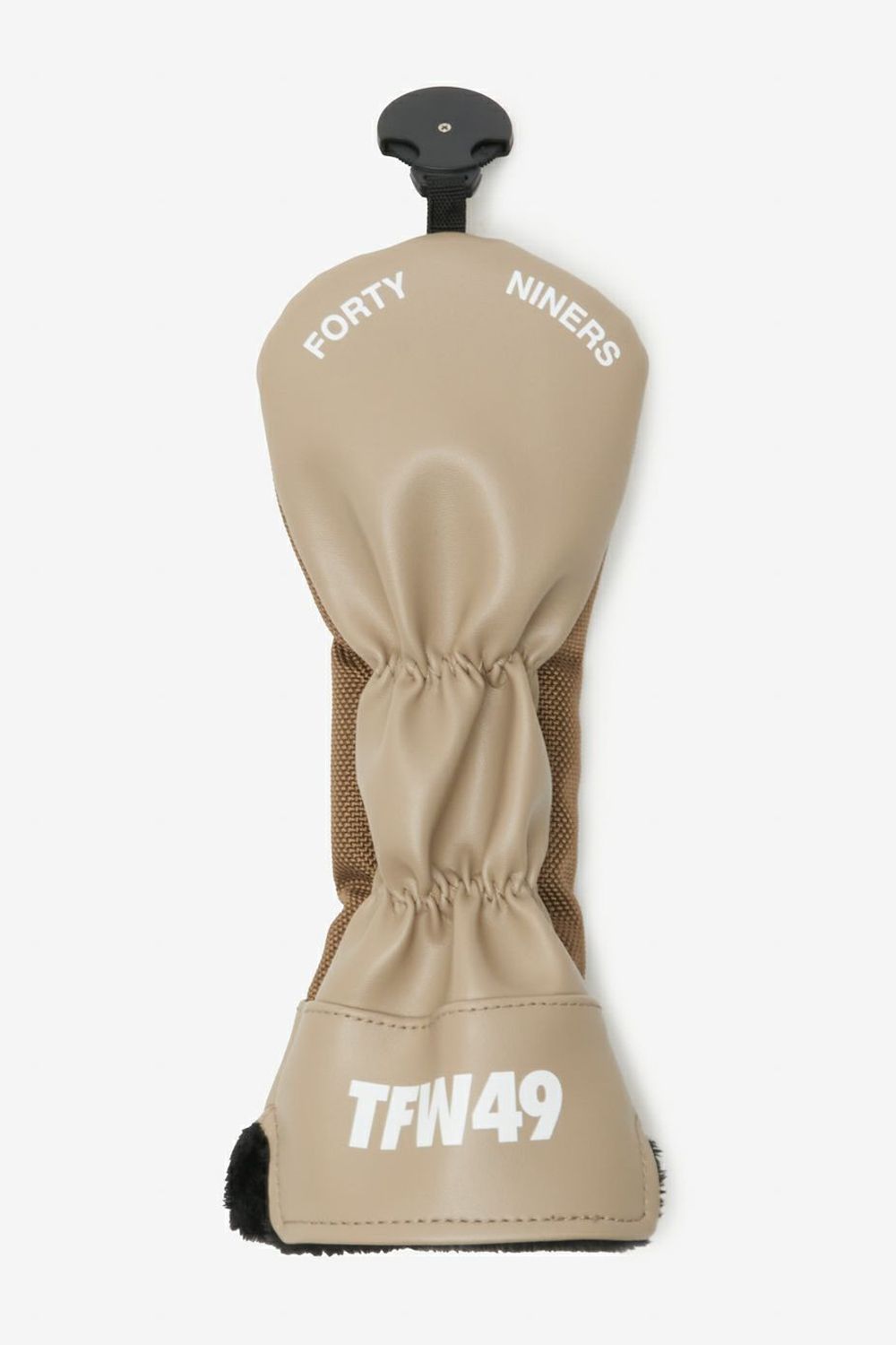 NYLON HEAD COVER UT / ナイロン ブランドロゴ ユーティリティカバー (ライトブラウン)