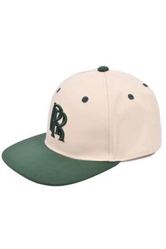 【26SS】 BICOLOR CAP FLAT / バイカラー キャップ フラット (ベージュ/グリーン)