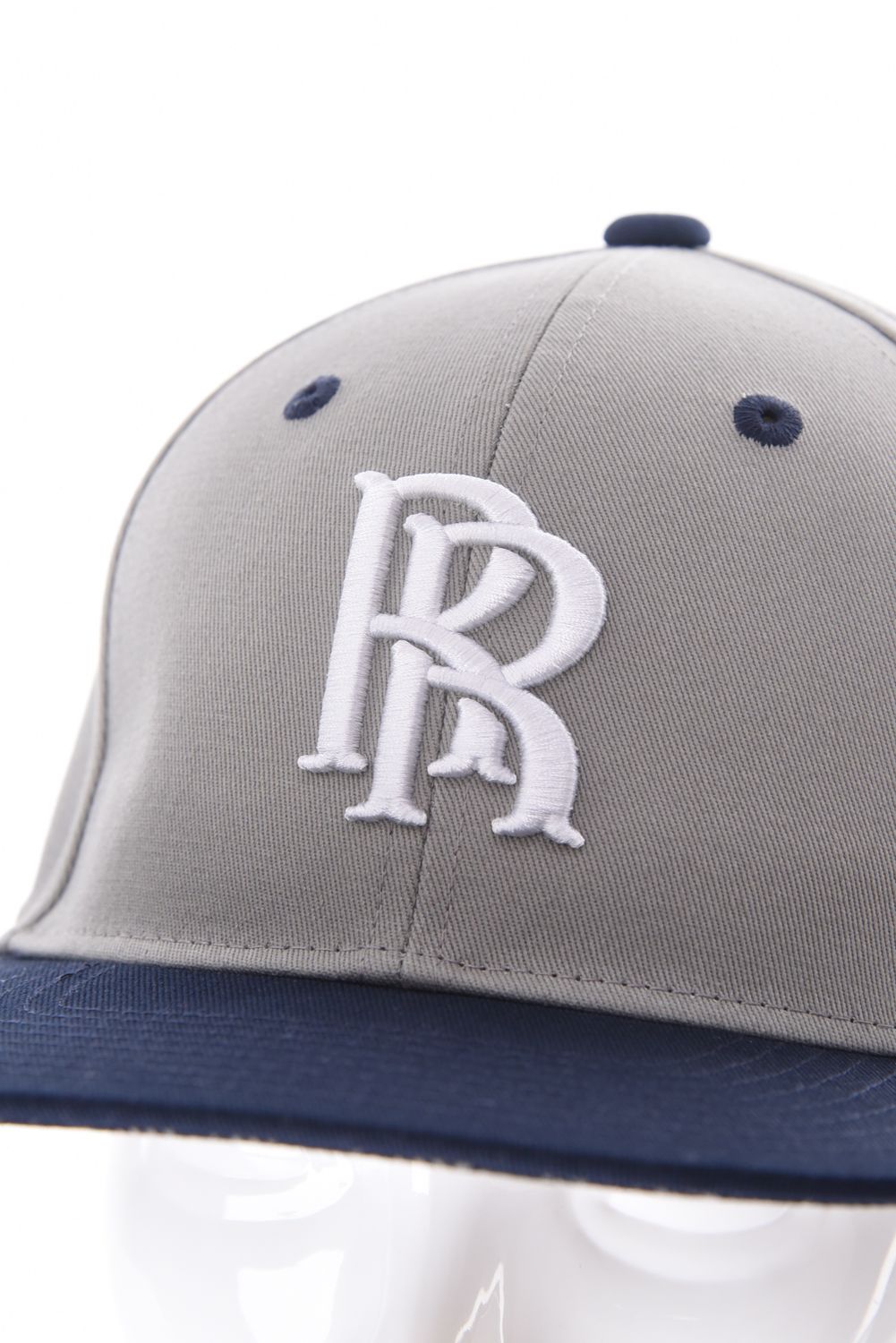 【26SS】  BICOLOR CAP FLAT / バイカラー キャップ フラット (グレー/ネイビー)