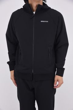 【25AW】 MEN'S STORMFLEECE BACK DOTS PARKA / ストームフリース ジップアップリブパーカー (ブラック)