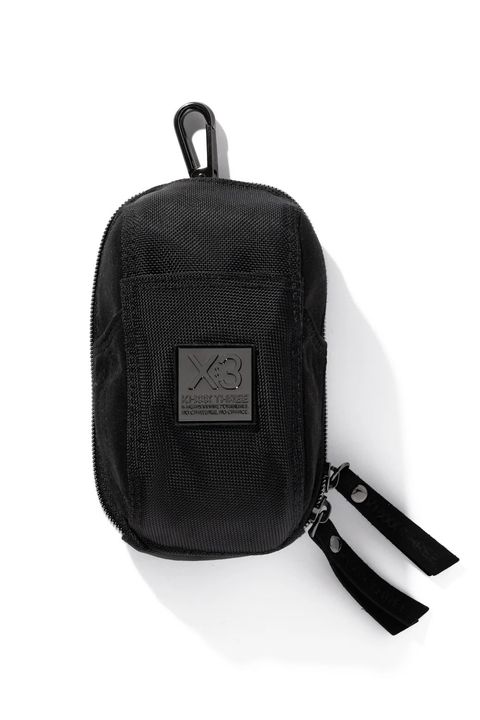 【26AW】 NYLON BASKET BALL POUCH / バスケット織ナイロン ボールポーチ (ブラック)