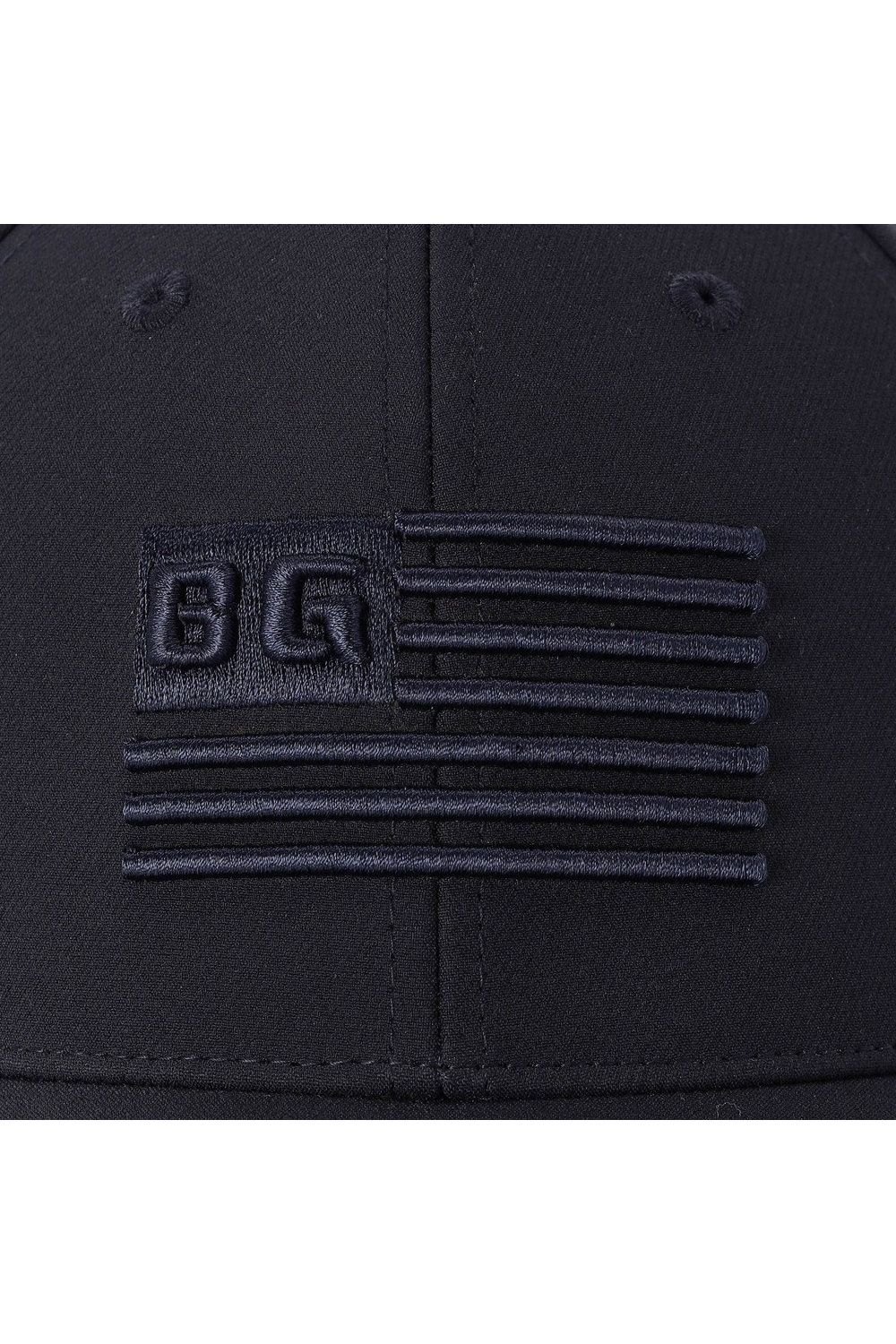 【26AW】 MEN’S BG FLAG CAP / フラッグモチーフ刺繍 キャップ (ネイビー)