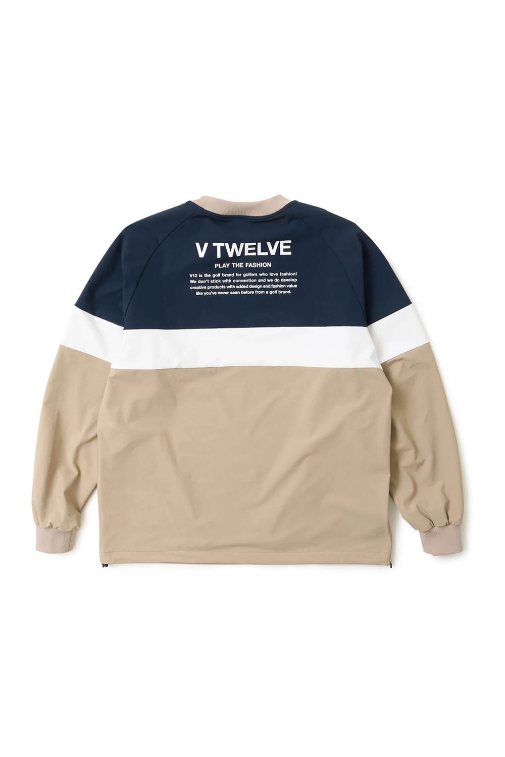 【26AW】 WB SWITCH JKT / ツートーン ブランドロゴ ナイロンジャケット (ネイビー)