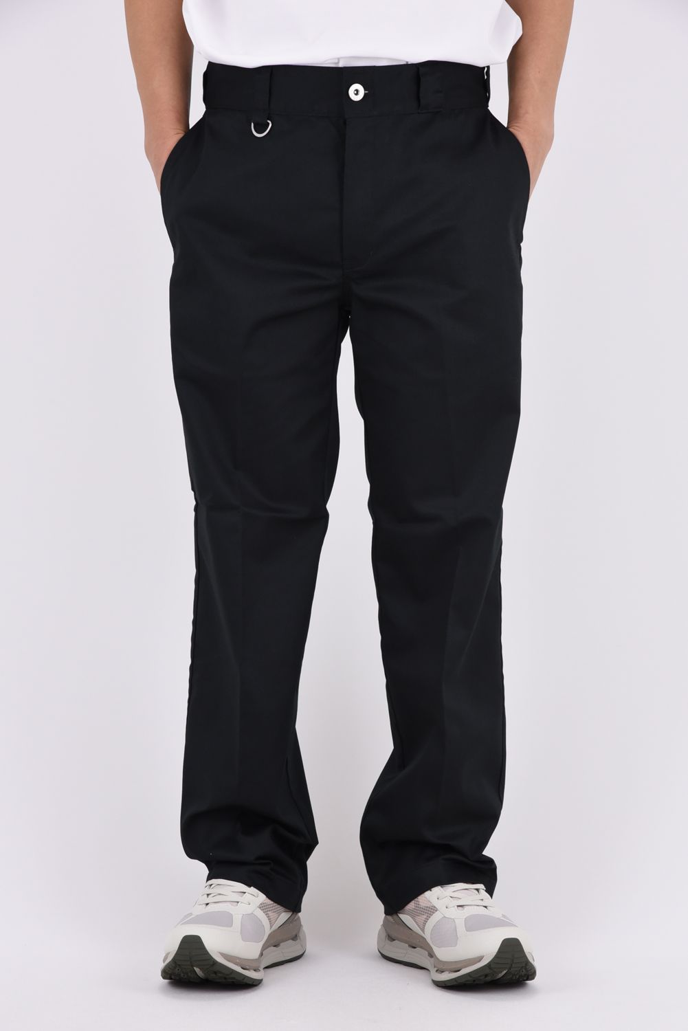 【26AW】 Dickies x DEVEREUX WORK PANTS / ディッキーズコラボ ストレッチロングパンツ (ブラック)