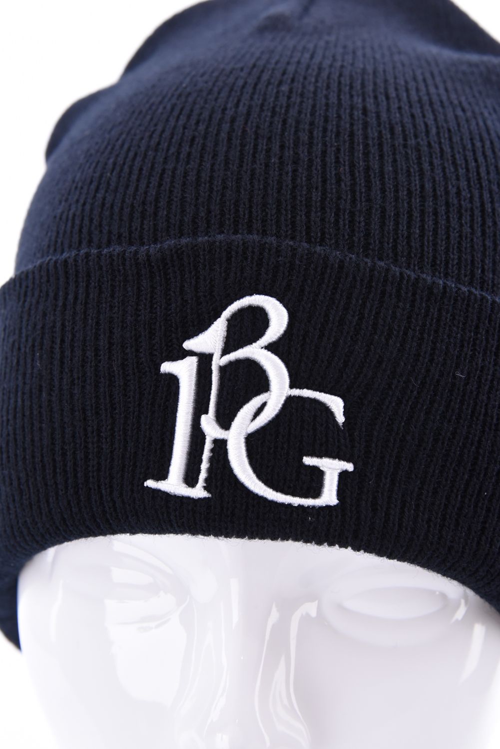 【26AW】 CUFFED KNIT BEANIE 113G LOGO / 113Gロゴ アクリルニットキャップ (ブラック)