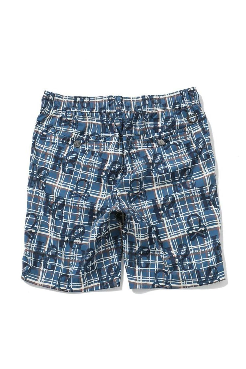 美品】MARK & LONA ショートパンツ ストレッチ 腰ゴム 46 - メルカリ