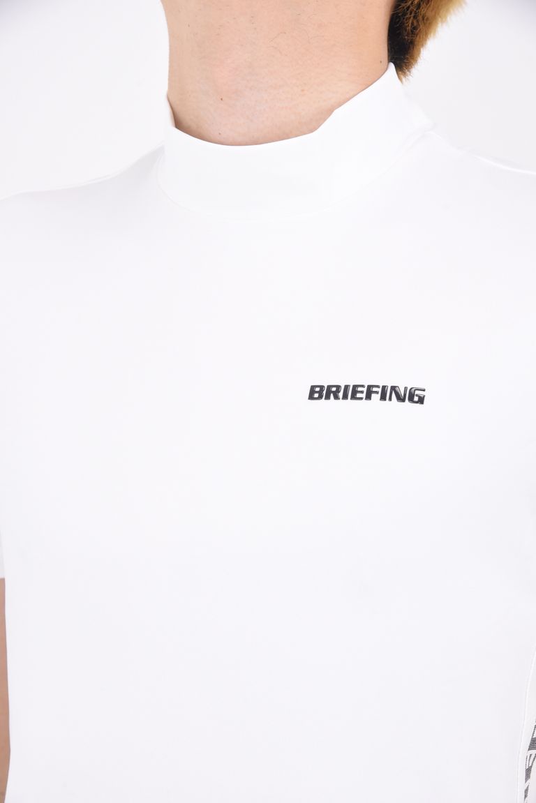 BRIEFING - MENS SIDE LOGO LINE HIGH NECK / ブランドロゴ サイドロゴ 